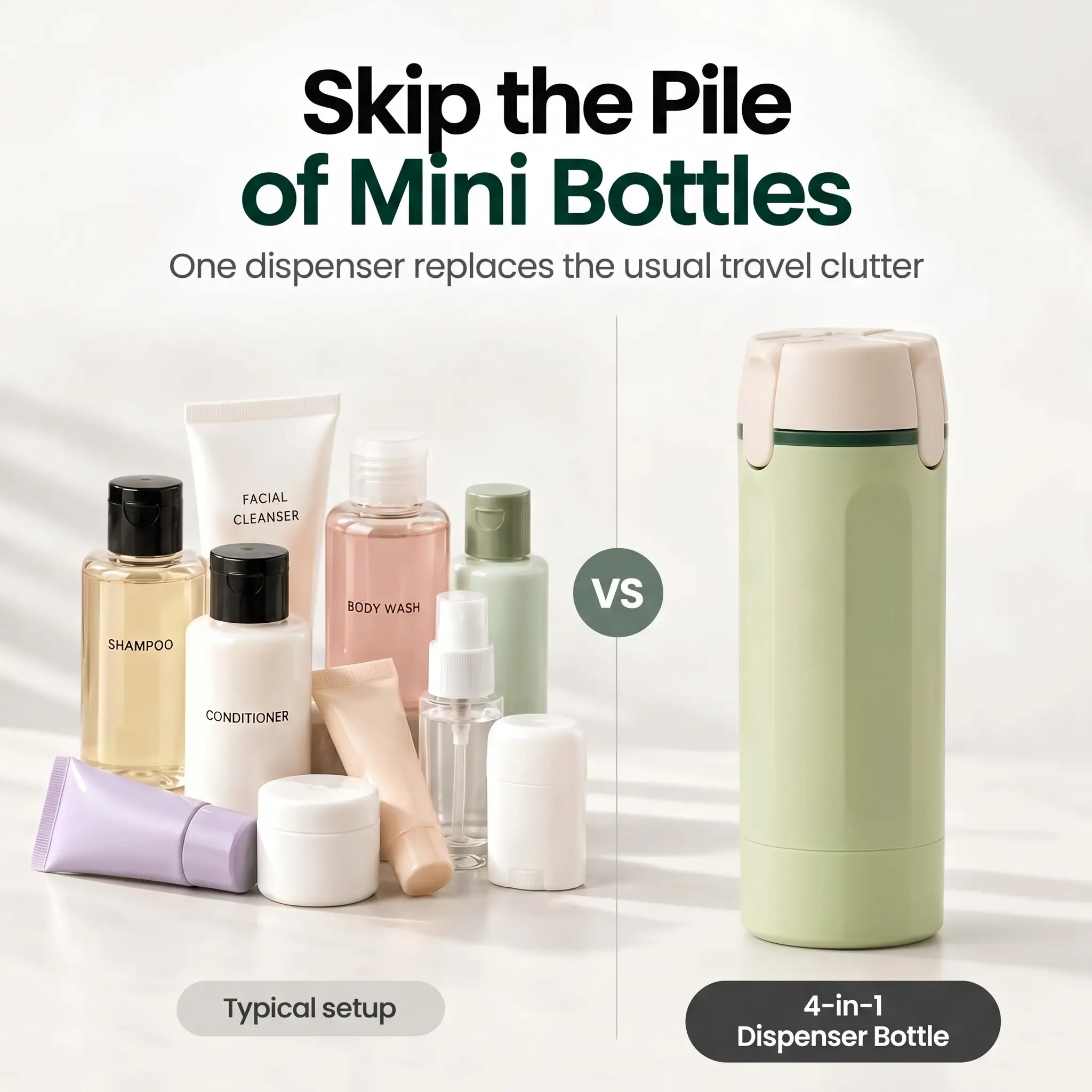 4-in-1 Travel Pump Dispenser Bottle 13