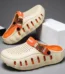 Heel Strap Mind-001 EVA Thick Sole Clogs Slippers for Men & women - Card Orange
