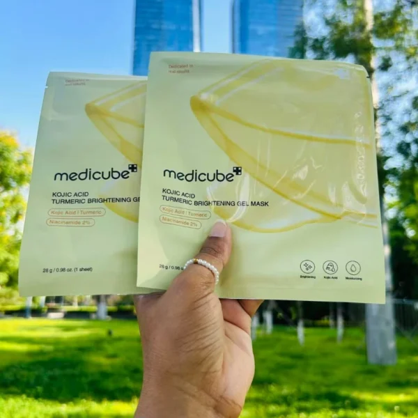 Medicube Kojic Acid Turmeric Brightening Gel Mask (Yellow)