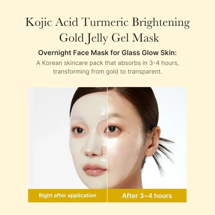 Medicube Kojic Acid Turmeric Brightening Gel Mask (Yellow)