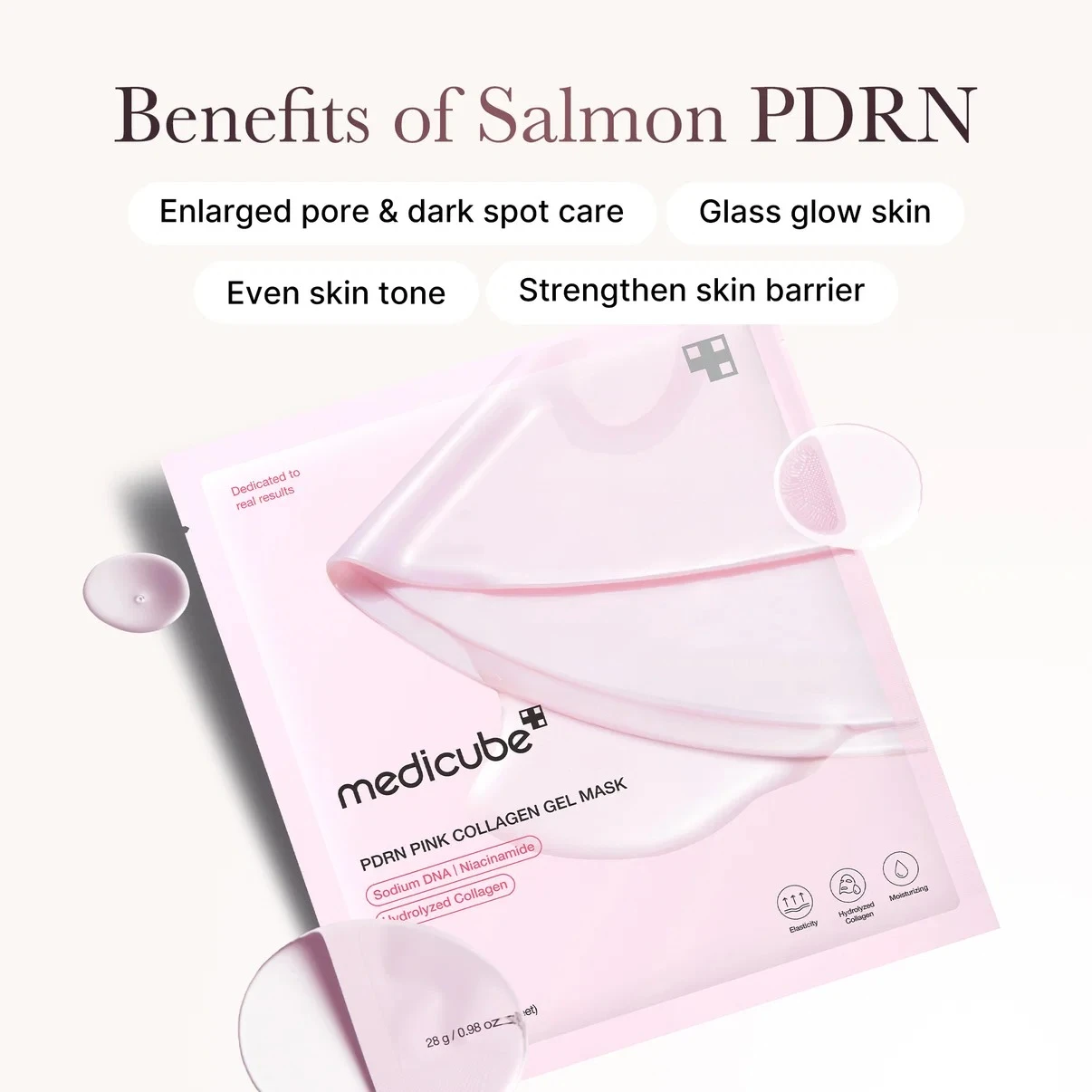 Medicube PDRN Pink Collagen Gel Mask (Pink)