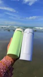 2pc Combo 4-in-1 Travel Pump Dispenser Bottle - Image 2